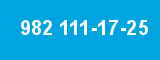 982 111-17-25